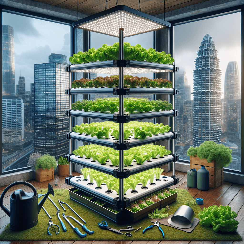 Maximizing Yield: Unleashing Vertical Lettuce Farming’s Potential for Urban Agriculture Mastery