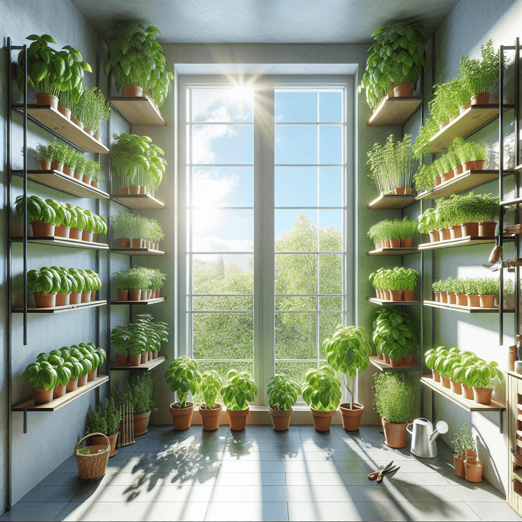 Growing Basil Indoors: High-Rise Herb Gardening in Limited Space