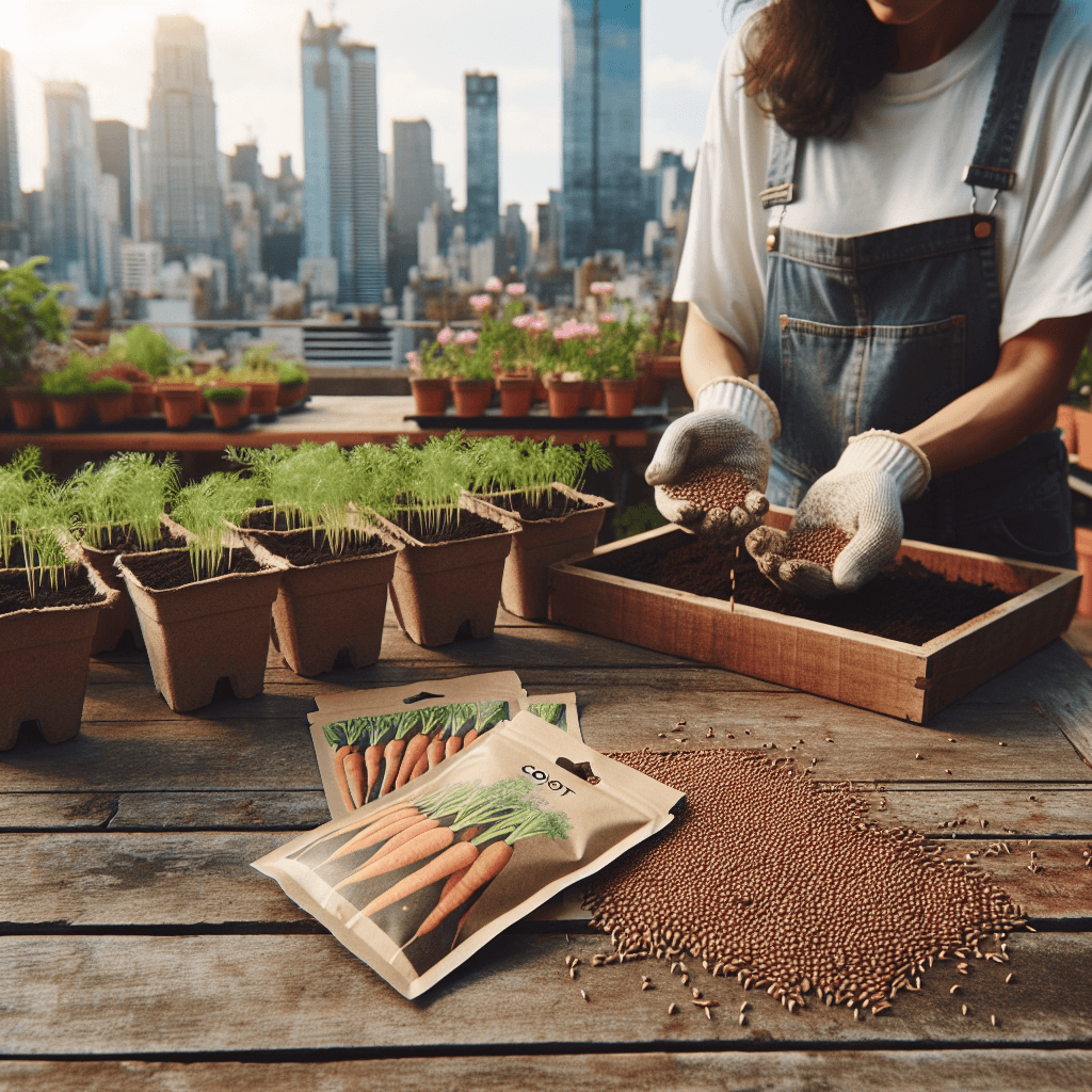 Rooftop Gardening with Carrot Seeds: Urban Farm, Edible View